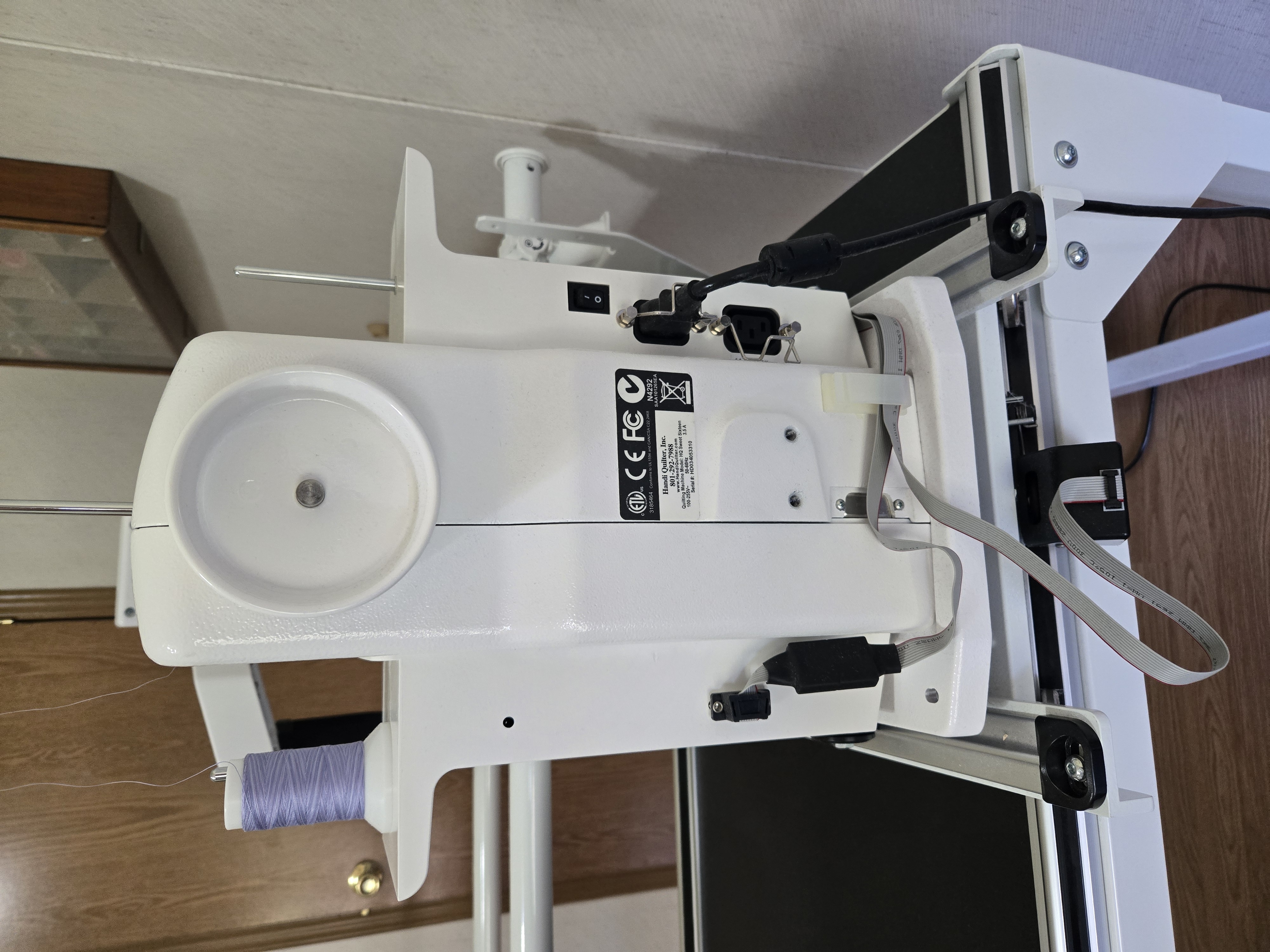 Machine Back View